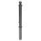 Ornamental bollard | steel tube � 102 mm | removable, with triangular locking mechanismacc. with DIN 3223, self-engaging lockwith hot-dip galvanized ground socket part-no. 470.10 | with 2 eyelets